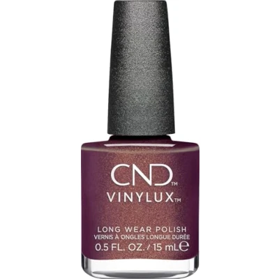 Abbildung von CND Nagellack Vinylux Purplexity Nr. 474 violett mit Schimmer kratzfest &amp; schnelltrocknend Dynamic Duality collection Original