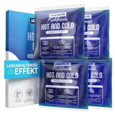 Abbildung von JAWA Kühlpads Gel 13x14 Wiederverwendbare Kühlkompresse Kühlpack mit Sofort Effekt Flexible Kalt Warm Kompresse Premium Coolpack Kühlkissen Vielseitig Anwendbar