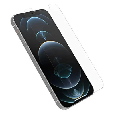 Abbildung von OtterBox Alpha Glass Displayschutz für iPhone 12 / Pro, gehärtetes Glas, x2 Kratzschutz, Keine Einzelhandelsverpackung