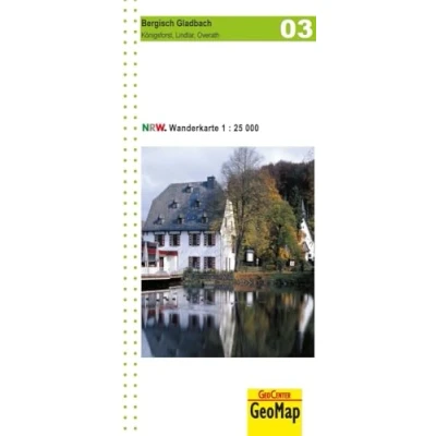 Abbildung von WK 03 Bergisch Gladbach, Königsforst, Lindlar, Overath: 1:25.000 Wanderkartenserie NRW (Geo Map)