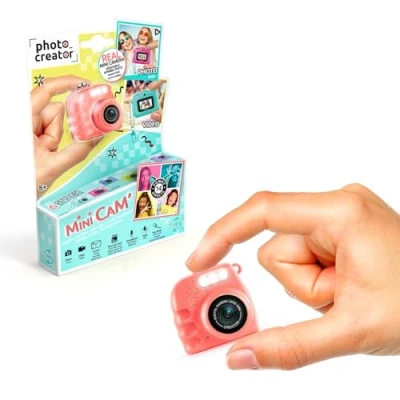 Abbildung von C Toys Fotocreator Digitalkamera und Video Mini Cam Instant mit Schlüsselanhänger 1 GB SD Karte im Lieferumfang enthalten CLK 060