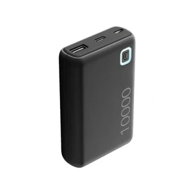 Abbildung von Cellularline Power Bank ESSENCE 10000 Powerbank 10000,schwarz, 12 W Ladeleistung