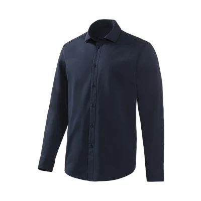 Abbildung von john devin Langarm Hemd, Herren, Größe: Large, Navy