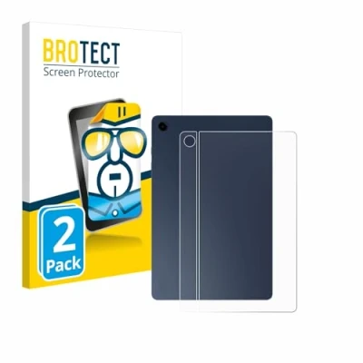 Abbildung von BROTECT (2 Stück Schutzfolie für Samsung Galaxy Tab A9 Plus 5G (Rückseite) Displayschutz Folie Ultra Klar
