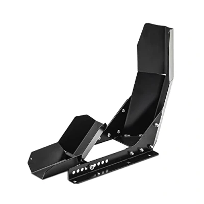 Abbildung von ConStands Easy Transport Fix Motorrad Wippe Schwarz für Anhänger Vorderrad Transportständer Motocross Roller