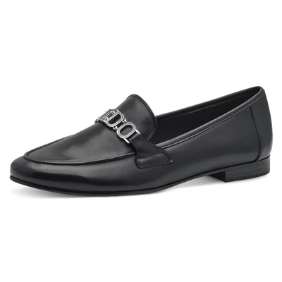 Abbildung von Marco Tozzi by Guido Maria Kretschmer Slipper, Damen, Größe: 38, Black nappa Leder
