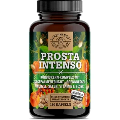 Abbildung von Scheunengut® PROSTA INTENSO Prostata Kapseln mit Kürbiskern 120 St