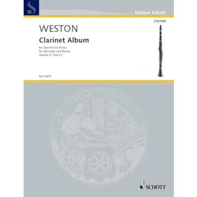 Abbildung von clarinet Album: Vol. 2. Klarinette in B und Klavier.: Bb and piano. (Edition Schott)