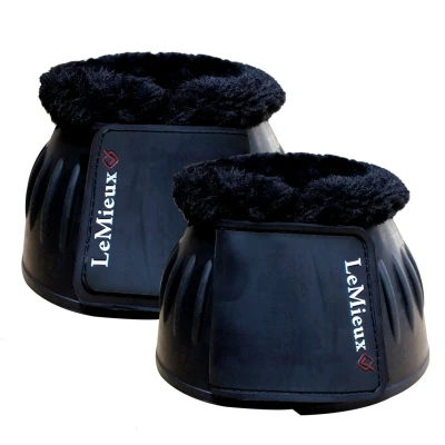 Abbildung von LeMieux Hufglocken Rubber Bell Fleece Schwarz Vollblut