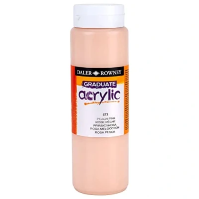 Abbildung von Daler Rowney Graduate Acrylfarbe 500 ml Peach Pink