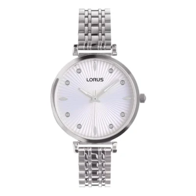 Abbildung von Lorus Damen Analog Quarz Uhr mit Edelstahl Armband RG261XX9
