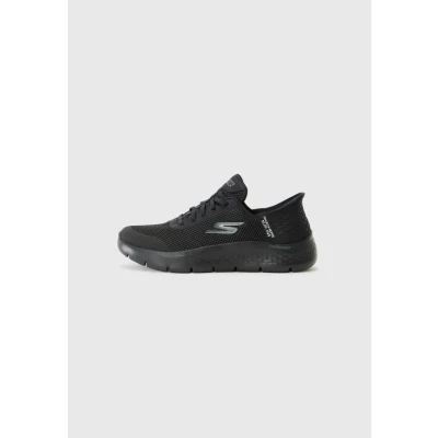 Abbildung von Skechers Damen Go Walk Flex Slip Ins für Hände frei Grand Entry Sneaker, Schwarz, 35 EU Weit