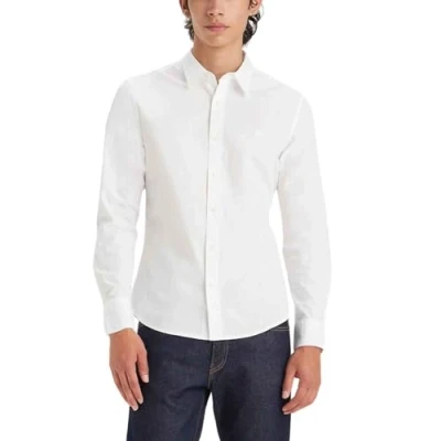 Abbildung von Levi&#039;s LS BATTERY HM SHIRT SLIM NEUTRALS Herren, Bright White, XL