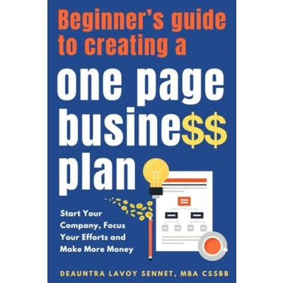 Abbildung von Beginner&#039;s Guide To Creating A One Page Business Plan