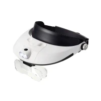 Abbildung von TOOLCRAFT Handlupe TO 5137806 Kopflupe mit LED Beleuchtung Vergrößerungsfaktor