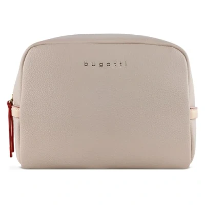 Abbildung von bugatti Ella Kulturbeutel, Kosmetiktasche, Toiletry Bag, Waschtasche, Waschbeutel, Toilettentasche in beige
