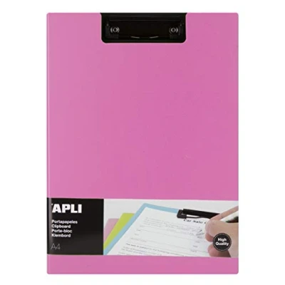 Abbildung von APLI 17208 Clipboard mit Klappe Premium Rosa A4