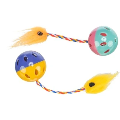 Abbildung von Trixie Ratel Blle Katzenspielzeug 105x175x50 mm Sortiert 2 Stc...