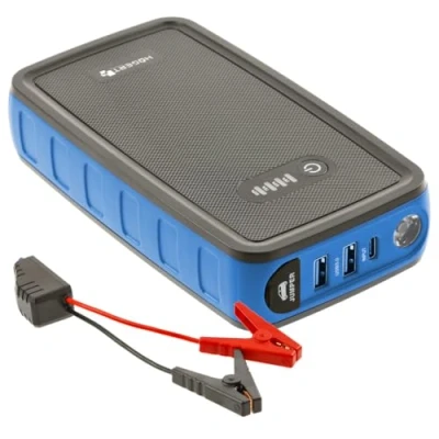 Abbildung von Högert Technik 400A Startgerät Starthilfe Powerbank Auto Batterie Booster Starter Einschaltstrom: 400A, Spitzenstrom: 800A