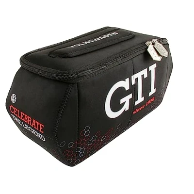 Abbildung von VW Collection by Brisa Volkswagen GTI 3D Kleine Universal Kultur Kosmetiktasche, Größe: One Size, Schwarz
