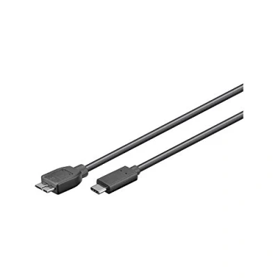 Abbildung von Goobay 67995 Sync &amp; Charge Super Speed USB C auf Micro B 3.0 Ladekabel, 0,6m