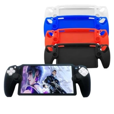 Abbildung von BeisDirect Schutzhülle für Sony PlayStation Portal Gaming Konsole Silikon Hülle Staubschutz Cover Protector PS Zubehör (Schwarz)