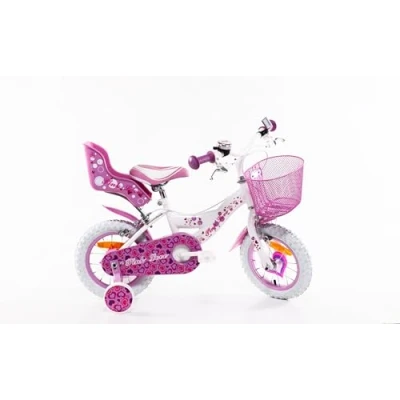Abbildung von SCH Pink Love 12“ Mädchenfahrrad mit Zubehör