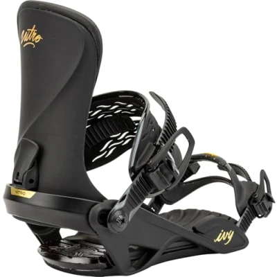 Abbildung von Nitro Damen Ivy Snowboardbindung, Ultra Black, S/M