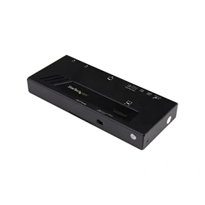 Abbildung von StarTech.com 2 Port HDMI automatischer Video Switch, 4K 2x1 Switch mit Fast Switching, Auto Sensing und Serial Control