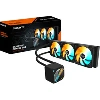 Abbildung von GIGABYTE Gaming 360 Flüssigkeitskühler für CPU 3x120 mm ARGB Lüfter, Schiebe Verriegelungsmechanismus, Daisy Chain, Kompatibel mit Intel LGA 1851 und AMD AM5
