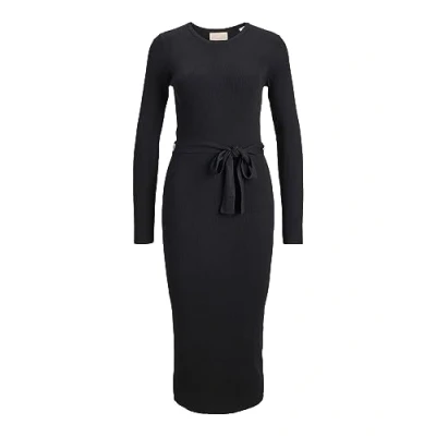 Abbildung von JJXX Jxmargot Ribbed Dress Strickkleid, Damen, Größe: XL, Black