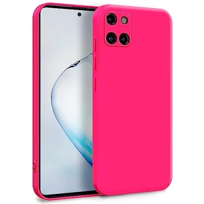 Abbildung von MyGadget Hülle für Samsung Galaxy Note 10 Lite Zweilagige Handyhülle mit Kameraschutz Cover Innenfutter &amp; Silikon außen Pink
