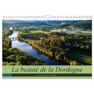 Abbildung von la beauté de Dordogne Ancienne et mystique (Wandkalender 2024 DIN A4 quer), CALVENDO Monatskalender: avec ses paysages variés est incontournable.