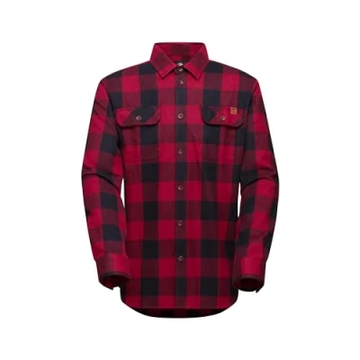 Abbildung von Mammut Tamaro Longsleeve Shirt Men Blood red Black S