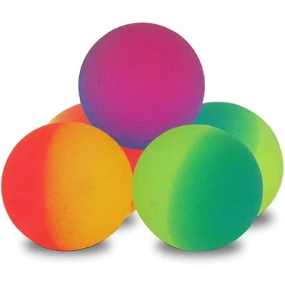 Abbildung von 10x Flummi Frost 27 mm Springball Flummis Dopsball Gummiball Lachgesicht Katzenball STUWU