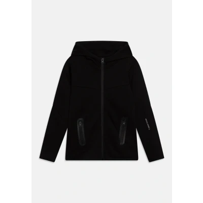 Abbildung von Jack &amp; Jones Junior Jcofusion ZIP HOOD Sweatjacke für Kinder, Größe: 140, Black