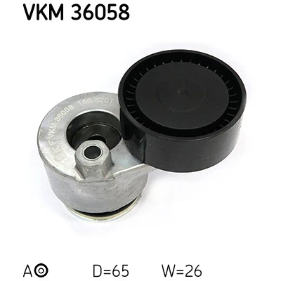 Abbildung von SKF VKM 36058 Spannrolle RENAULT: SCENIC 2, MEGANE 2 Coupe Cabriolet,