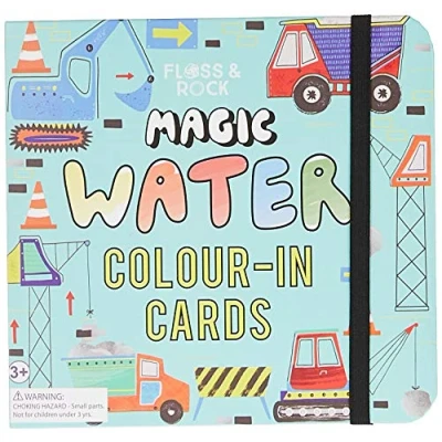 Abbildung von Aquarelltafel Set, Magic Water Cards Construction, ab 3 Jahren, Floss &amp; Rock