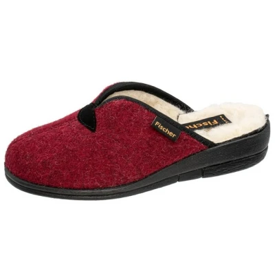 Abbildung von Fischer Markenschuh Dora Pantoffel zum Schlupfen, Schurwollfutter, wärmend
