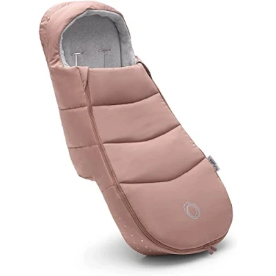 Abbildung von Bugaboo Ganzjahres Fußsack, unverzichtbares Kinderwagen Zubehör für jede Jahreszeit, wasserdichter und atmungsaktiver Fußwärmer, Pink