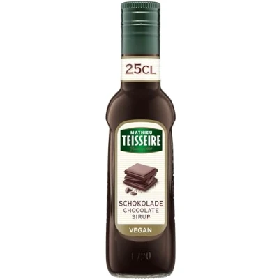 Abbildung von Mathieu Teisseire Schokolade Sirup, für Getränke, Erfrischungsgetränke, Cocktails, Kaffee und Desserts, Flasche 25 cl