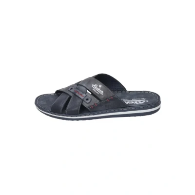 Abbildung von Rieker Pantolette flach, Herren, Größe: 41, Blue Schuhe