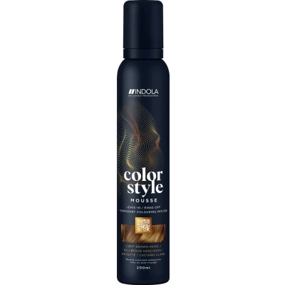 Abbildung von Indola Color Style Schaum 200 ml Light Brown Hazel