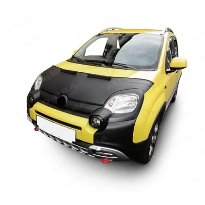 Abbildung von AB3 00467 Auto Bra kompatibel mit Fiat Panda Bj. ab 2011 Haubenbra Steinschlagschutz Tuning Bonnet