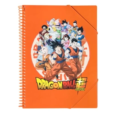 Abbildung von Grupo Erik Folien Ordner A4 Schmal Dragon Ball mit Dokumentenmappe 30 Hüllen Mappe Klarsichthüllen Offizieller Merch