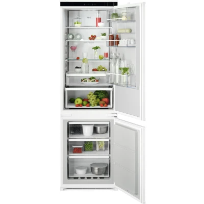 Abbildung von AEG TSC6M183ES Einbau Kühl Gefrierkombination / Serie 6000 mit TwinTech 1780 mm Gefrierteil unten 249 L NoFrost Schlepptür E