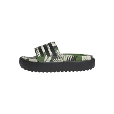 Abbildung von adidas Sportswear Adilette Platform Badesandale Crew green core black black, Damen, Größe: 42, Schuhe