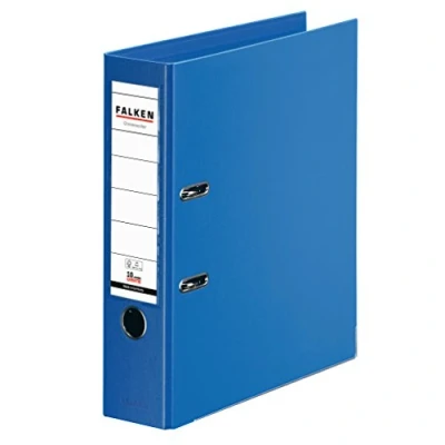Abbildung von Falken Ordner Chromocolor A4 PP 80mm blau