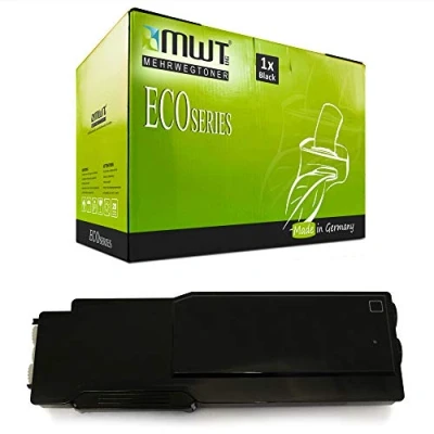 Abbildung von 1x MWT XXL Toner kompatibel für Dell C 2660 2665 DN dnf ersetzt 593BBBU 67H2T Black Schwarz 593 BBBU