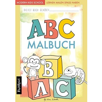 Abbildung von ABC lernen (MALLEN SPASS HABEN) Das Buch der Tiere zum Erlernen des Alphabets Buchstaben üben und schreiben für Vorschule Grundschule Paperback 28 April 2017